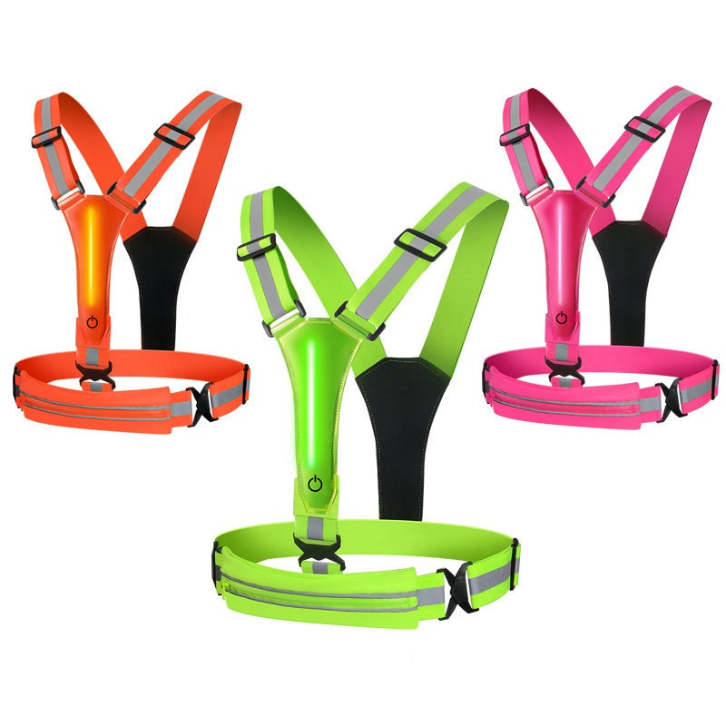Neon Reflective Run Vest