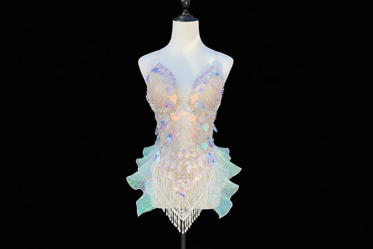 Fish Print Rave Suit