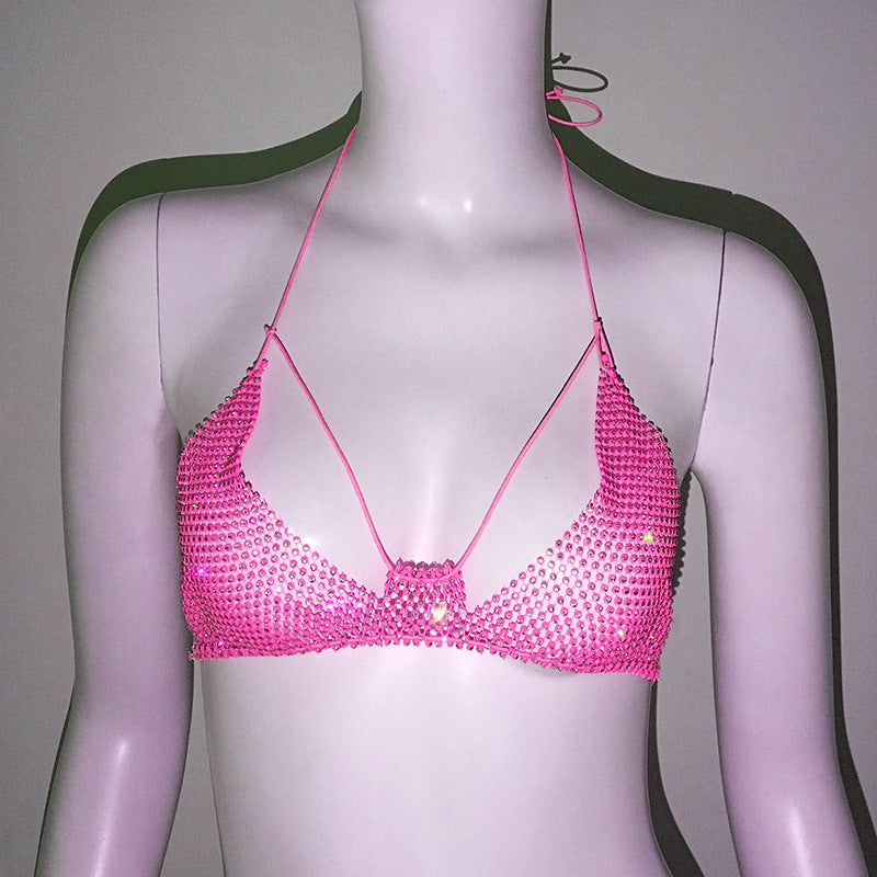 Rhinestone Strap Festival Outfit