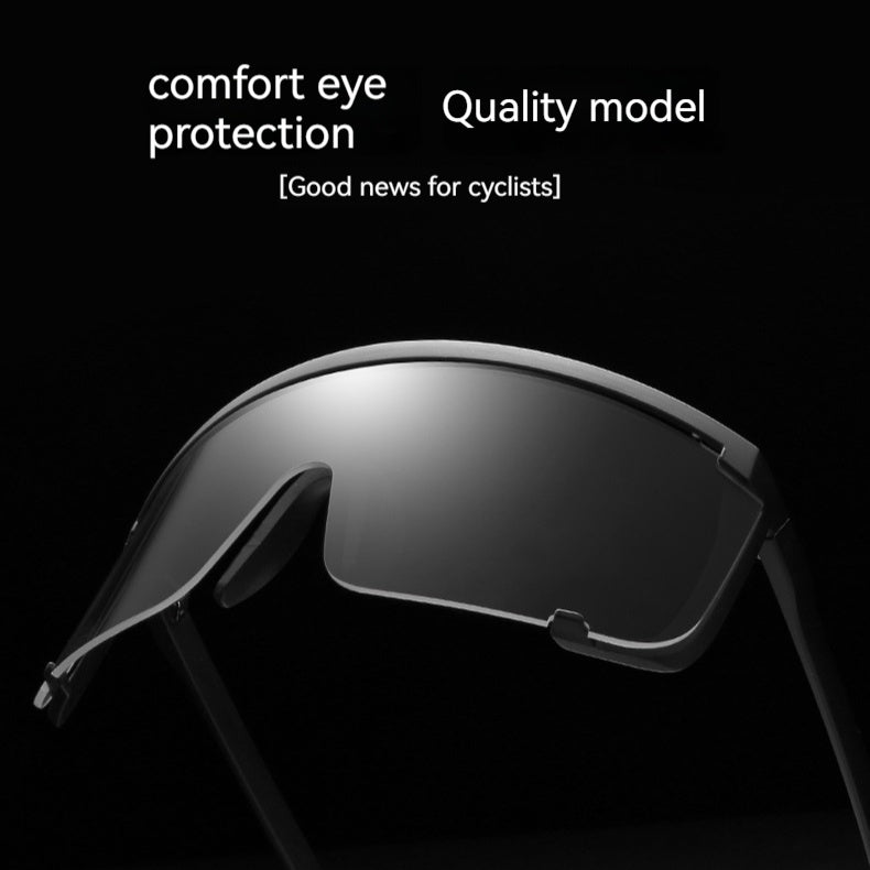Oversized Moto Shield Shades