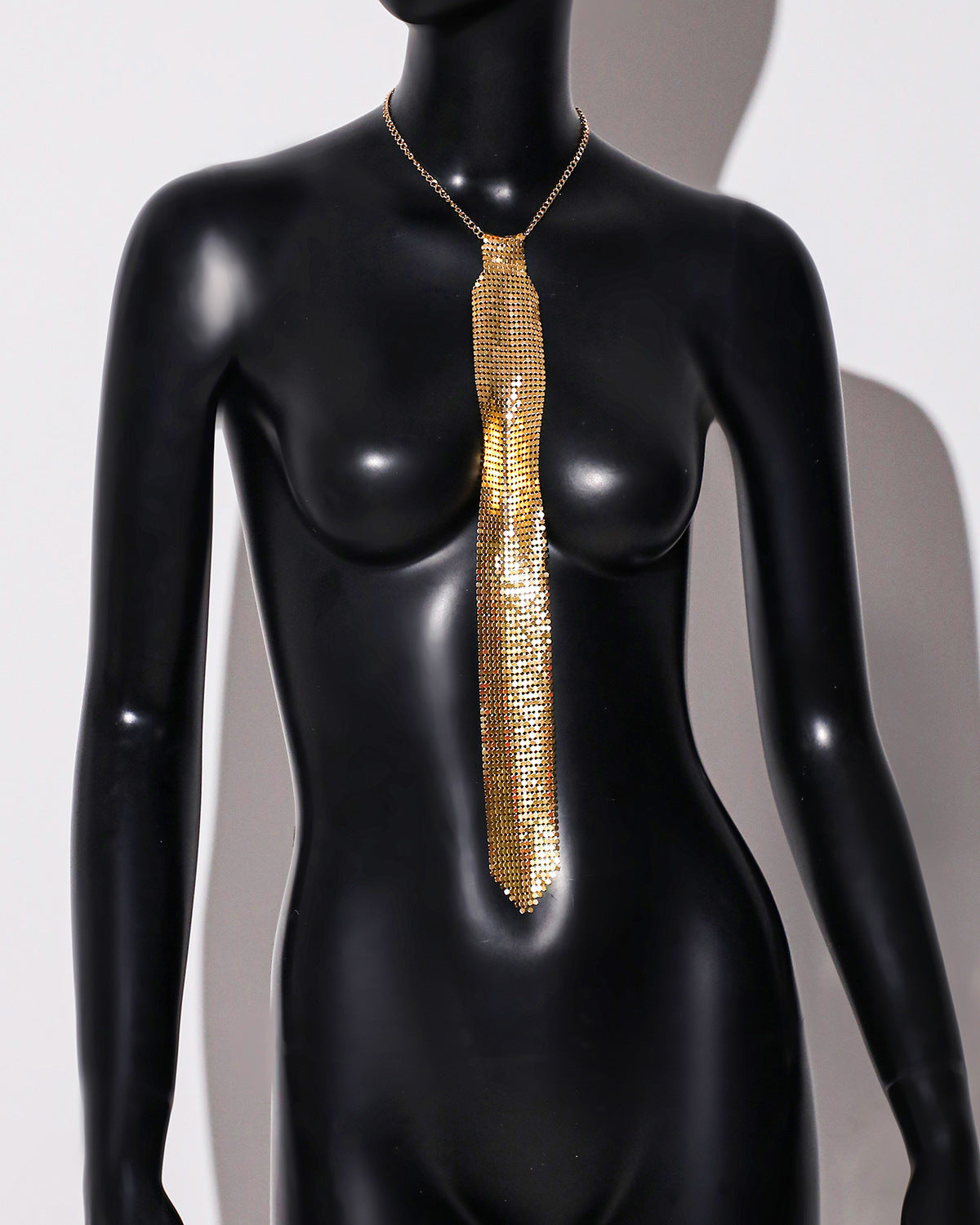 Sequin Metal Festival Tie