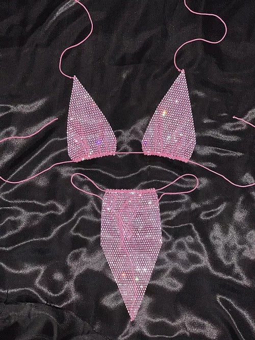 Rhinestone Rave Bikini