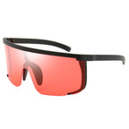 Oversized Moto Shield Shades
