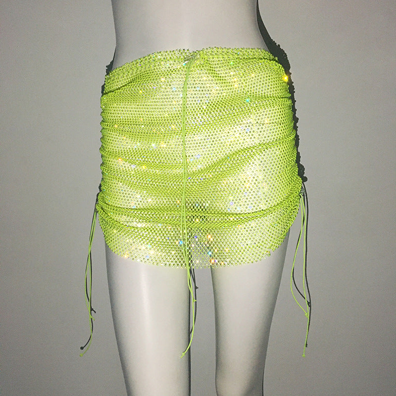 Rhinestone Strap Festival Outfit