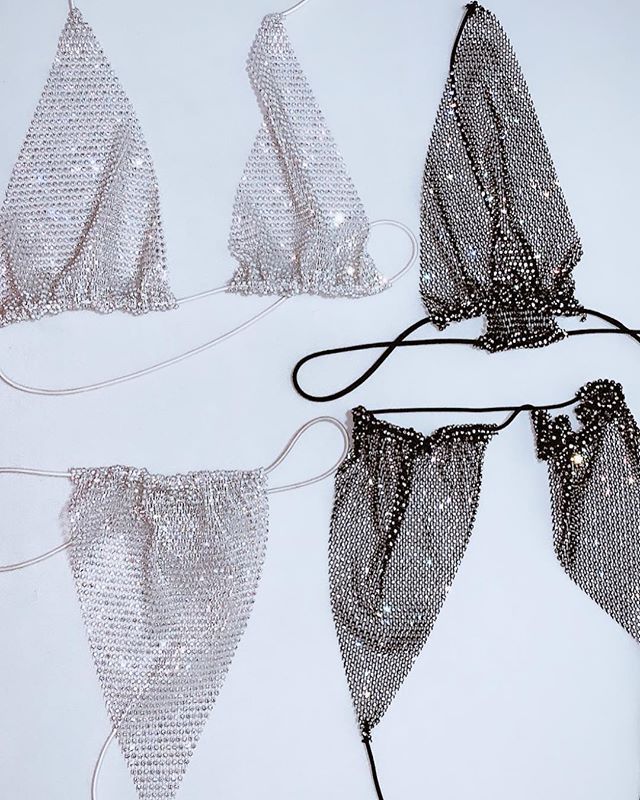 Rhinestone Rave Bikini