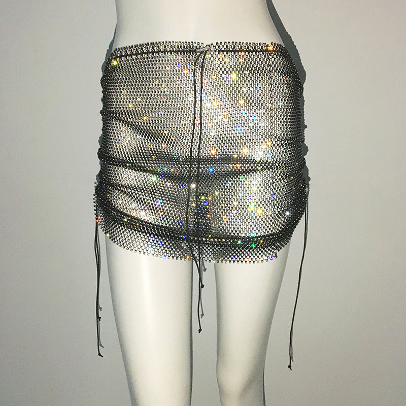 Rhinestone Strap Festival Outfit