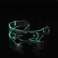 Punk Futuristic Technology Sense Glasses Photo Sci-fi Glow