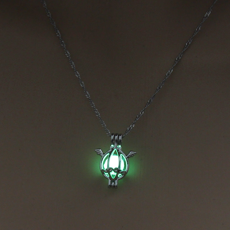 Colorful glow-in-the-dark Angel Diy Necklace