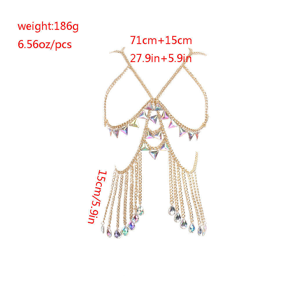 European And American Sexy Hollow Glow Body Chains