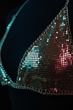 LVRX Boho Metal Chain Bra — Detail