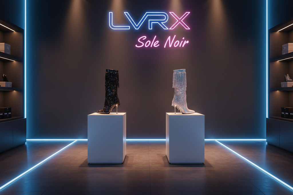LVRX Fringe Glow Dance Boots — Both Colors