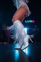 LVRX Fringe Glow Dance Boots — Dancefloor