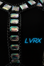 LVRX Gem Chain Crop — Detail