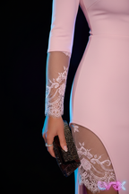 LVRX Lace Splice Midi — Detail