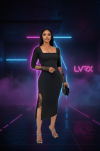 LVRX Lace Splice Midi — Editorial