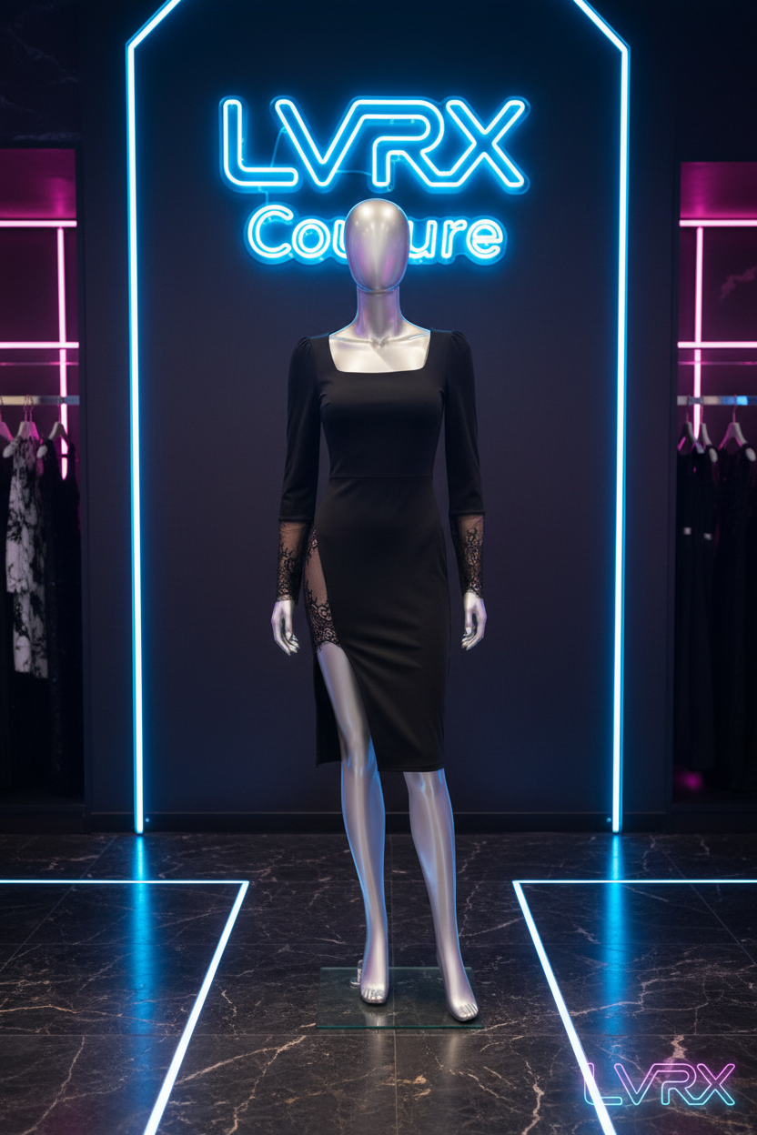 LVRX Lace Splice Midi — Storefront
