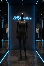 LVRX Rhinestone Fishnet Skirt — Storefront