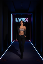LVRX Rhinestone Fishnet Tube Top — Styled
