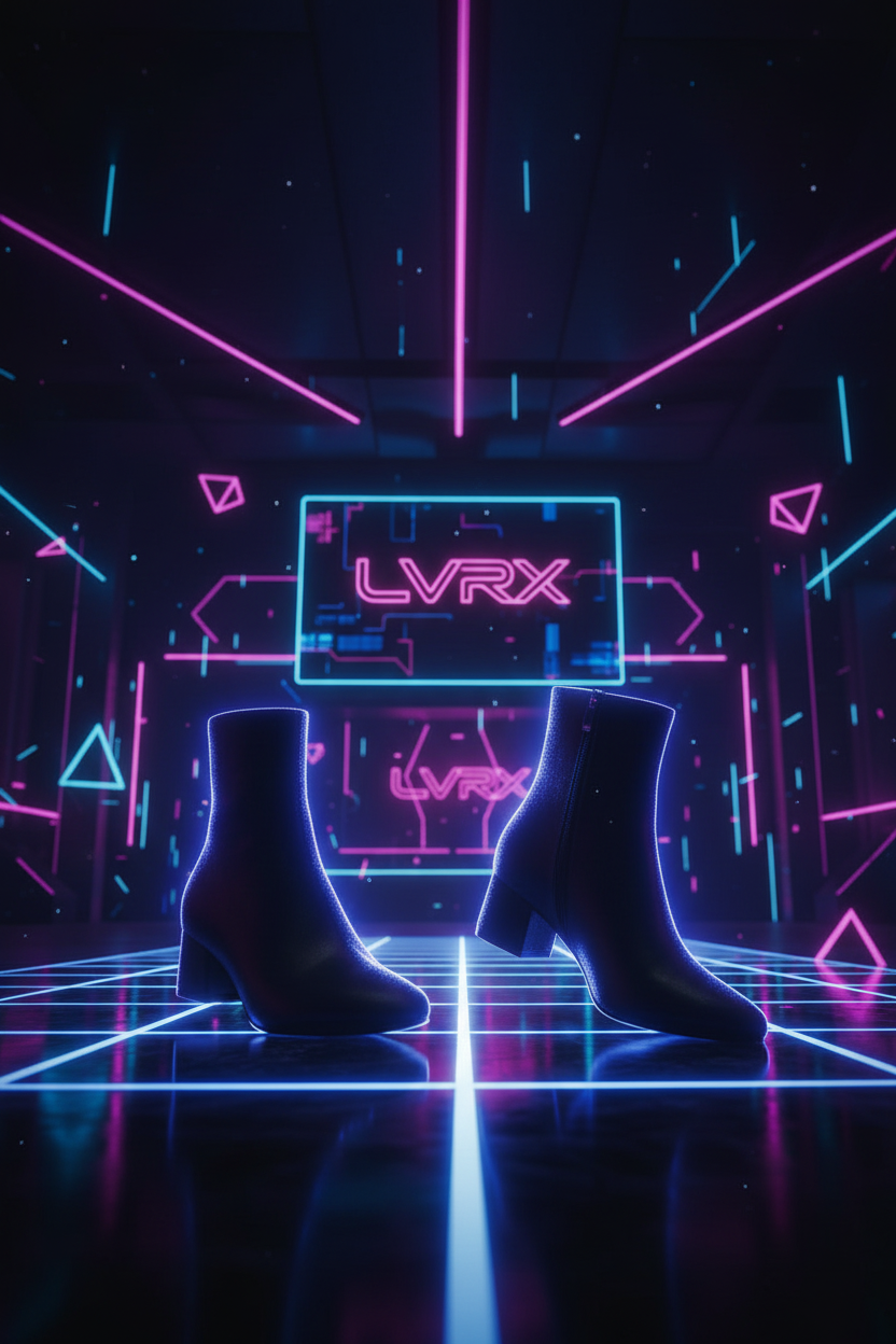 LVRX Round Toe Fashion Boots — Black