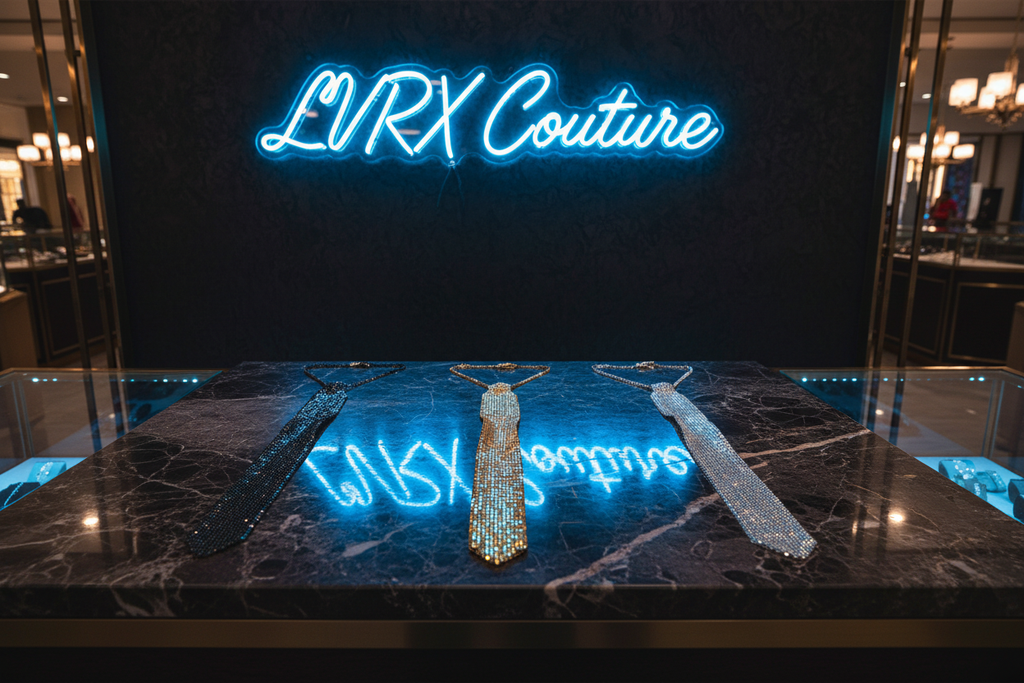 LVRX Sequin Arrow Tie — All Colors