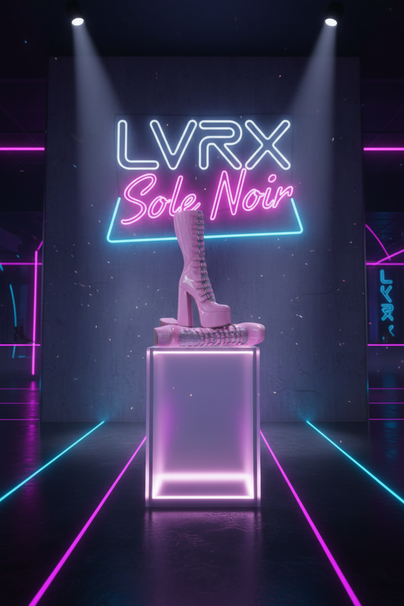 LVRX Strap Platform OTK Boots — Boutique
