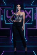 LVRX Tassel Chain Fishnet Cami — Editorial