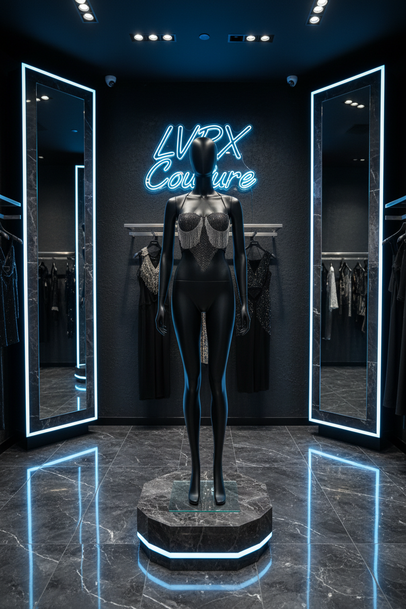 LVRX Tassel Chain Fishnet Cami — Storefront